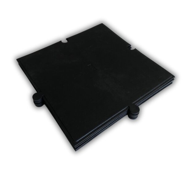BALDOSA MULTI 10MM 50x50 CMS LISO NEGRO
