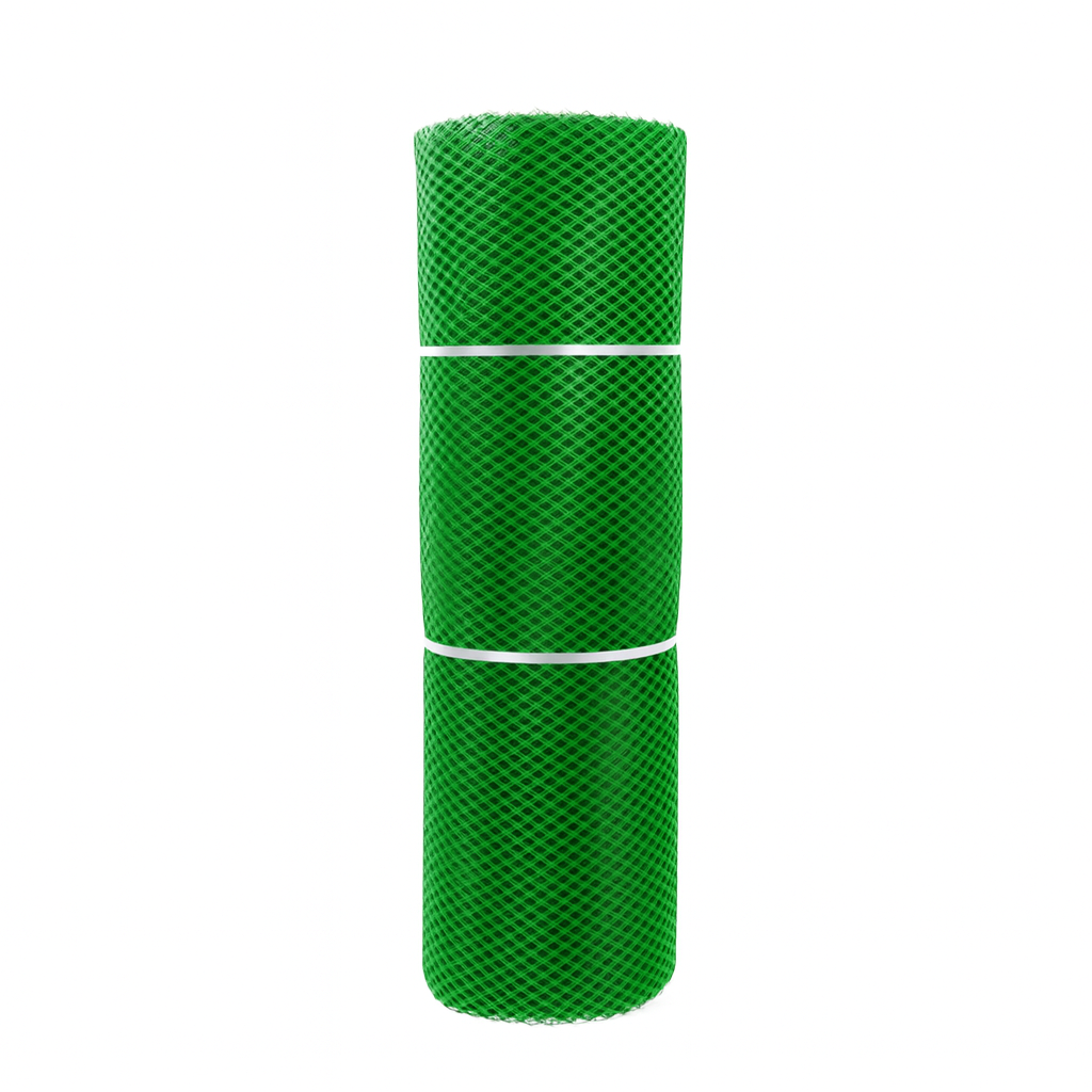 MALLA DIAMANTE 11X11 M.M 1.00 X 30.00 MTS VERDE